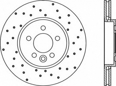 OPEN PARTS bdrs190025 -  Тормозной диск